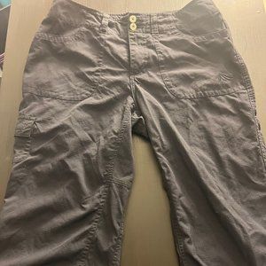 Black Cargo Capris - Sz S